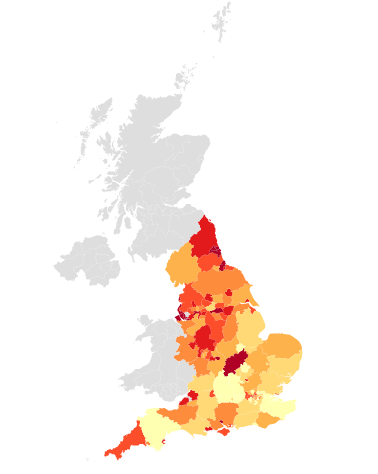 Hospitalisations due to alcohol