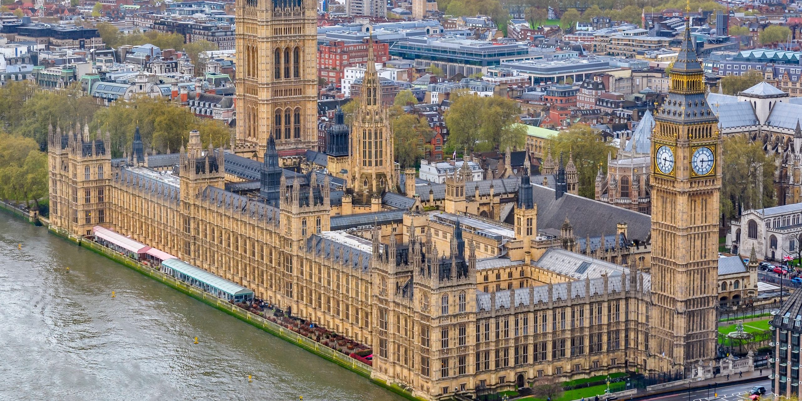Westminster palace (Houses of parliament) and Big Ben tower, London, UK