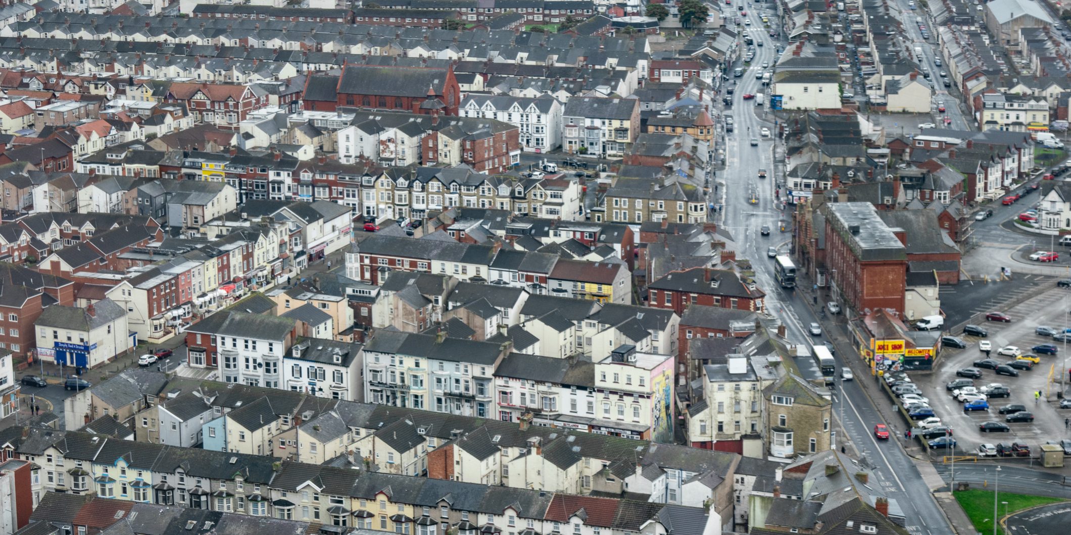 An Aerial View of Blackpool